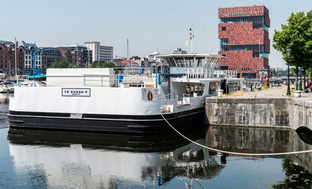 Water purification on office boat